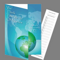 We Think the World of Doctors/ Nurses Bookmark Greeting Card